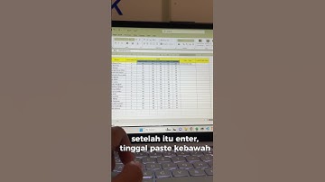 Cara menghitung rata rata dengan rumus AVERAGE #microsoftexcel #excel #tipsexcel #tips #average