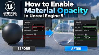 Details How to Enable Material Opacity in Unreal Engine 5 Guide