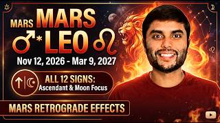 Mars Transit to Leo (Nov 2026 - Mar 2027): Massive Energy Shift For All 12 Signs! 🔥