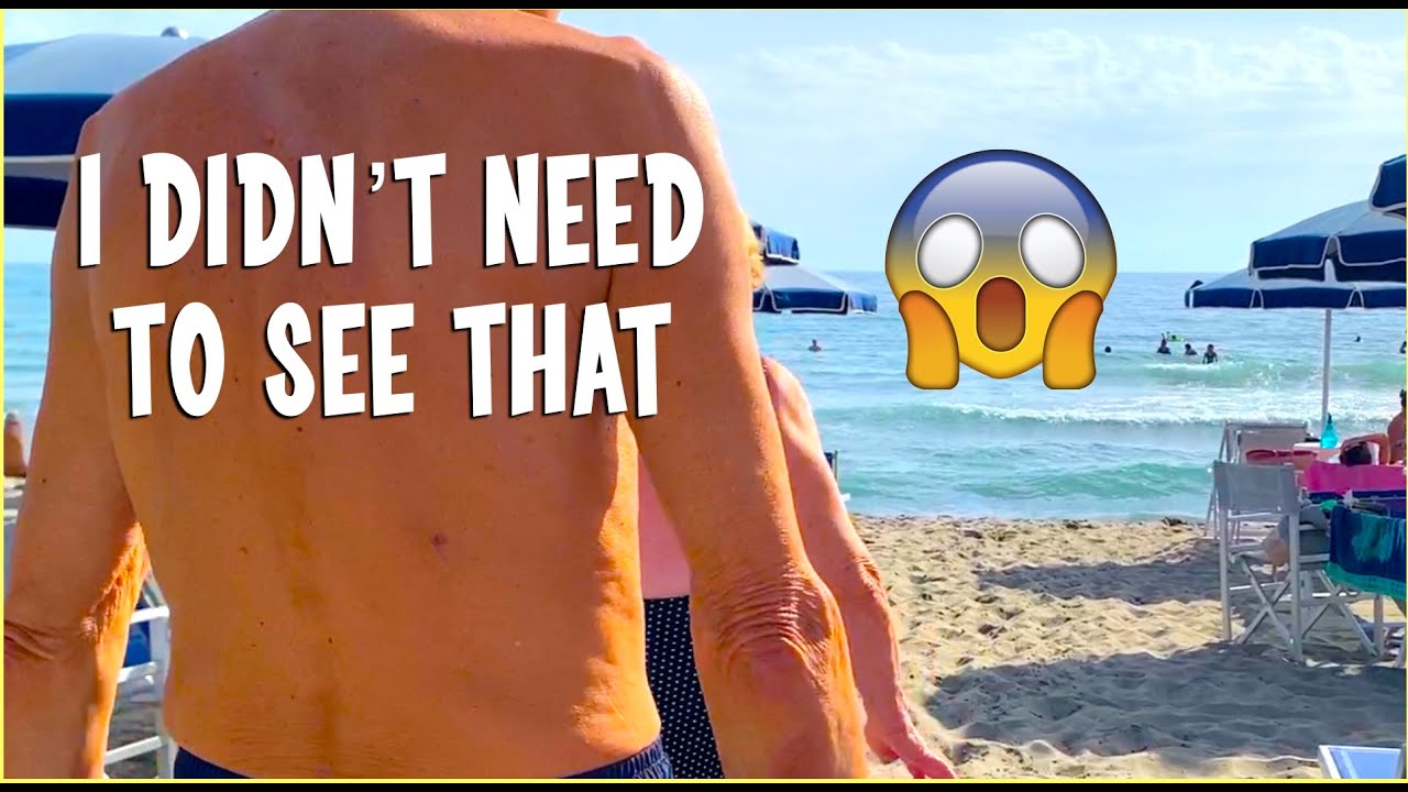 Cruise Excursion GONE WRONG Wardrobe Malfunction On The Beach In Italy Cruise Excursion GONE WRONG Wardrobe Malfunction On The Beach In Italy