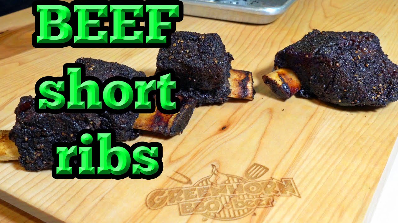 Best Barbecue Beef Short Ribs recipe on a Traeger Pellet Grill YouTube