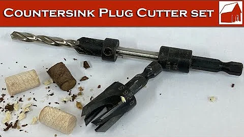 How to Use a Countersink Drill Bit & Plug Cutter Set - Basic Woodworking
