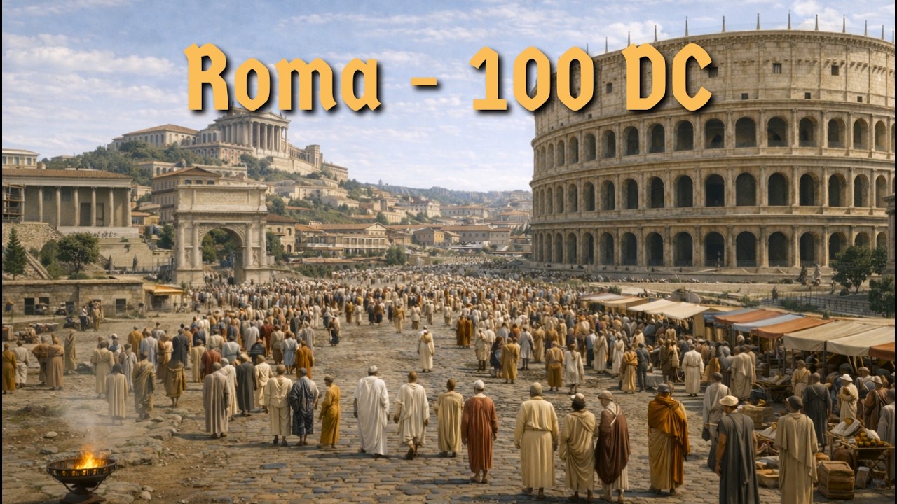 Así era ROMA en los 100 DC (reconstrucción con IA)