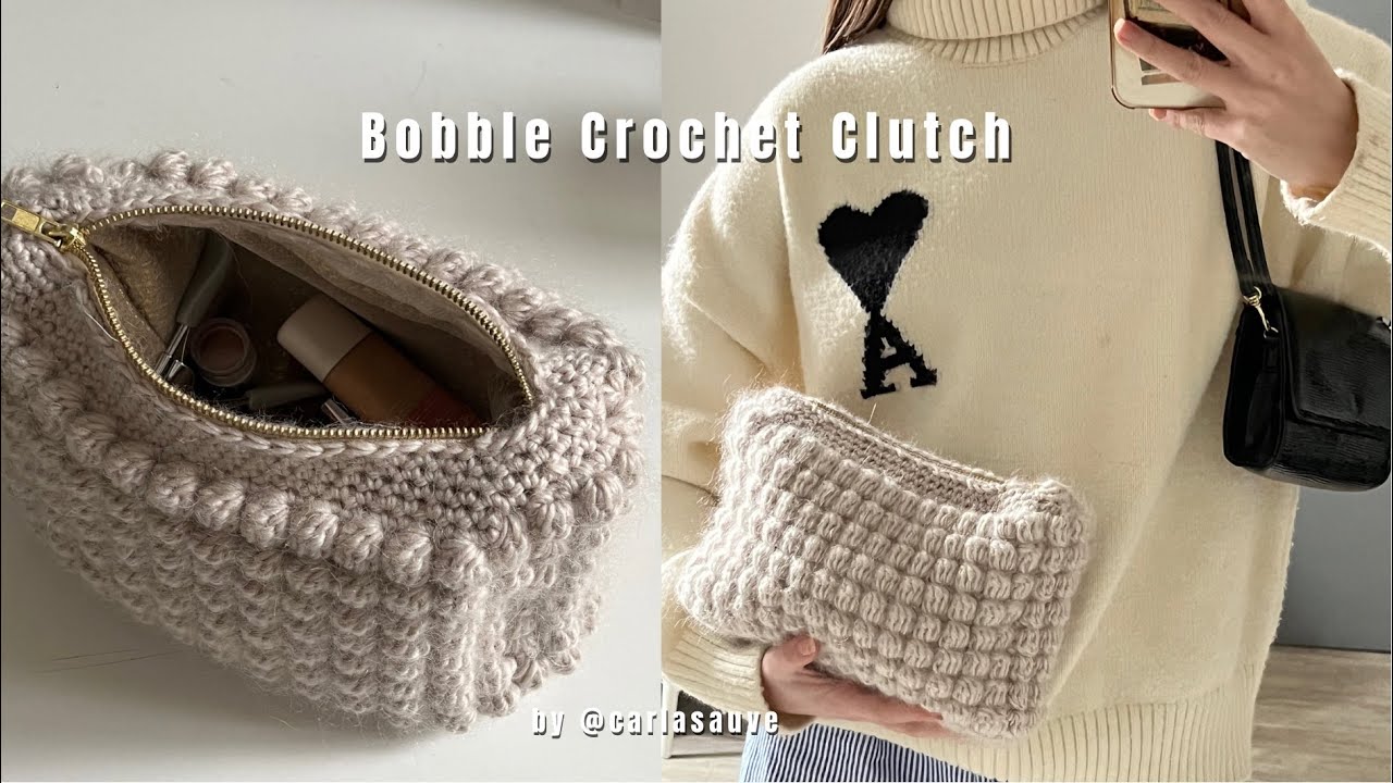 Crochet Bag Pattern Video Tutorial, Crossbody with Puff Stitch PDF Pattern  Download, DIY Crocheted Purse, Calla Bag Pattern – Lelu