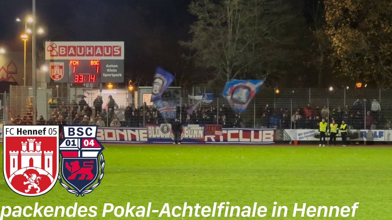 FC Hennef 05 - Bonner SC | intensives Pokal-Duell im Achtelfinale des Mittelrheinpokals 