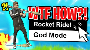 THE FIRST EVER GTA 5 ROCKET RIDING VIDEO!