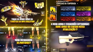 INCUBADORA PANTUFA, TODAS AS SKINS DO TEMA DA MP5 EVOLUTIVA, NOVA AR F2000 E ANTIBOMBA RANK E MAIS!!