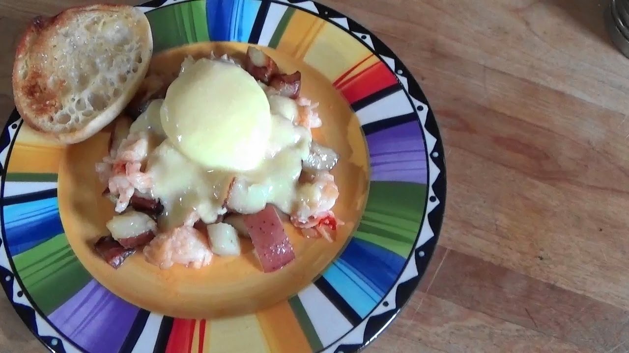 Making Delicious "Lobster Hash" and Perfect, Easy Poached Eggs