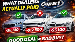 What Dealers Actually Paid on Copart Good Deal or Bad Buy
