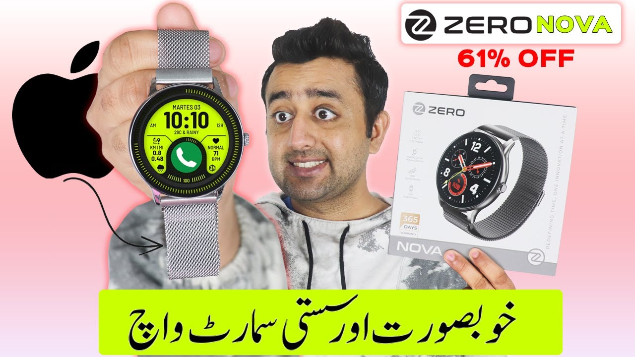 Zero Lifestyle Nova Unboxing Best Smartwatch Under 8000 in Pakistan