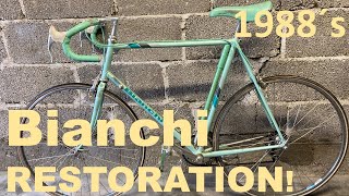 1988’s Altes und Seltenes Rennrad Bianchi specialissima - Restauration/ Demontage ! Part 1