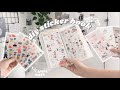 DIY sticker organizer + organizing my stickers 🍰