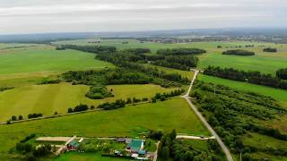 Владимирская область, деревня Городок. Река Клязьма. Лето 2018. Mavic Air/