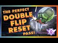 The Perfect Double Flip Reset Pass! | Rocket League Pro 2V2 With The #1 Ranked 2V2 Player