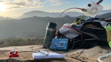 14060 MHZ. QRP/p CW. 2Watts End Fed