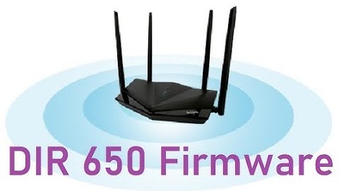 DIR 650 IN Firmware Update