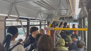CBC rides the bus to school to see just how many students are packed into one Saskatoon route