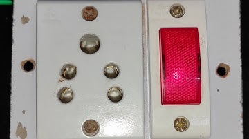 1Socket 1 Light Indicator Parallel Connection #electric #wiring #electrical #extensionsocket