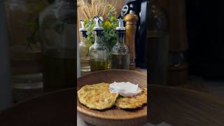 Кабачково-сырные оладьи  #рецепт #кабачки #рецепты
