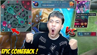 EPIC COMEBACK ALDOUS MODE NGAMUK AWAL MATI BANYAK BIAR DIKIRA CUPU TERNYATA SUHU - Mobile legends