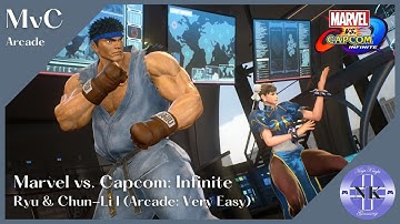 Marvel vs. Capcom Infinite - Ryu & Chun-Li I (Arcade - Very Easy)