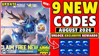 Mobile Legends Redeem codes August, 2026 - MLBB Diamond Codes + Promo Diamonds Mega Sale 2026 screenshot 1