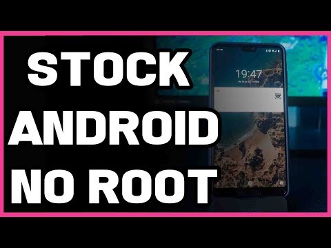 STOCK ANDROID LOOK on any phone - (Google Pixel 3 look)  - NO ROOT