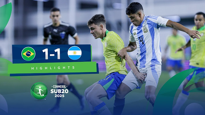 BRASIL vs. ARGENTINA [1-1] | RESUMEN | CONMEBOL SUB20 | FASE DE GRUPOS