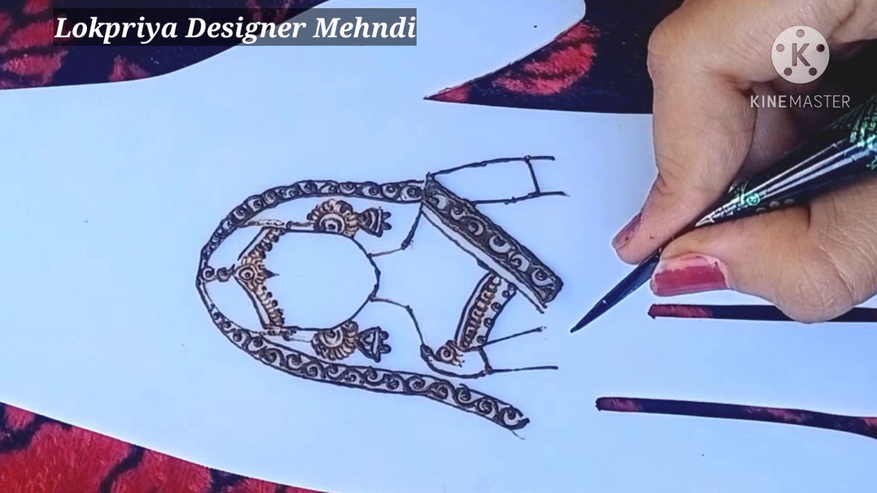 How to Draw Bridal Face in Mehndi Design|मेहंदी से दुल्हन का चेहरा कैसे बनाये|