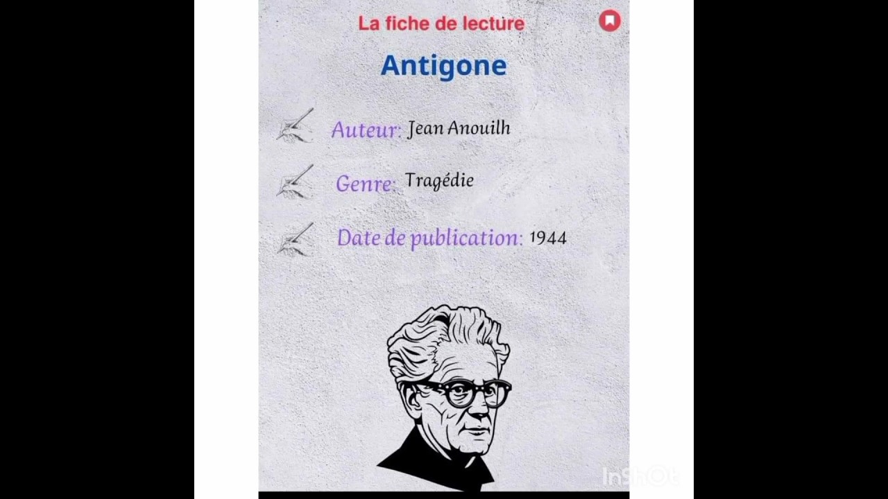 Antigone/ fiche de lecture - YouTube