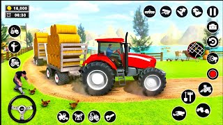 Real Tractor Driving Simulator 2020 - Grand Farming Transport  - Android GamePlay screenshot 4