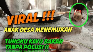 membuat tungku kayu bakar tanpa asap unik dan indah