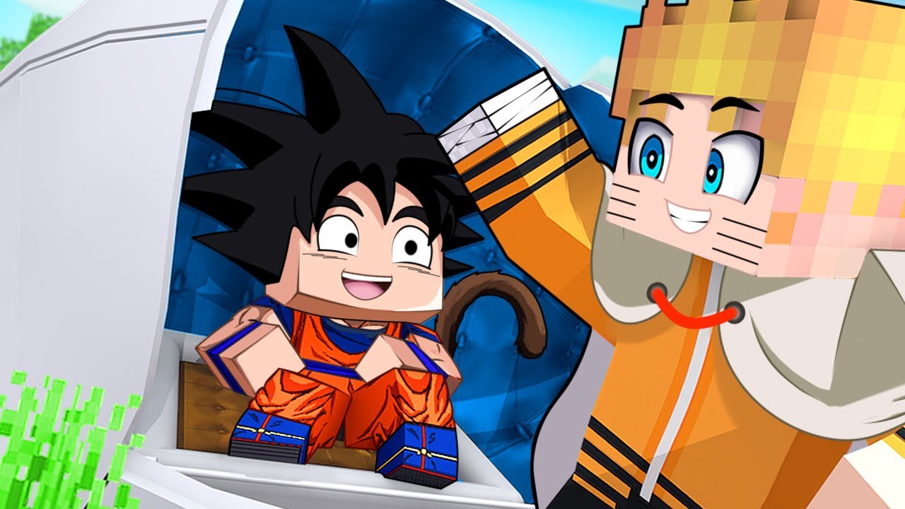 GOKU foi ADOTADO PELO NARUTO no MINECRAFT o FILME
