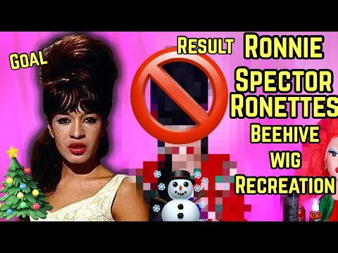 RONNIE SPECTOR’S RONETTES BEEHIVE WIG RECREATION