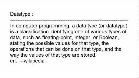 V2 : Datatypes in Oracle