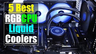 Top 5: Best RGB CPU Liquid Coolers on Amazon [CPU Water Cooler / Cooling System : Cooler Radiator]