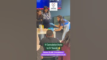 IV Cannulation at Arora PLAB 2 Academy+ by Dr Yasoda… #plab #passplab2 #plab2academy