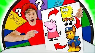 Desafio Misturando Desenhos Com Roleta Misteriosa Divertido