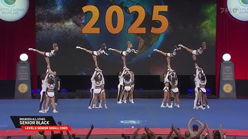 Brandon All Stars Senior Black 2025 L6 Senior Small Coed Finals 2025 The Cheerleading Worlds