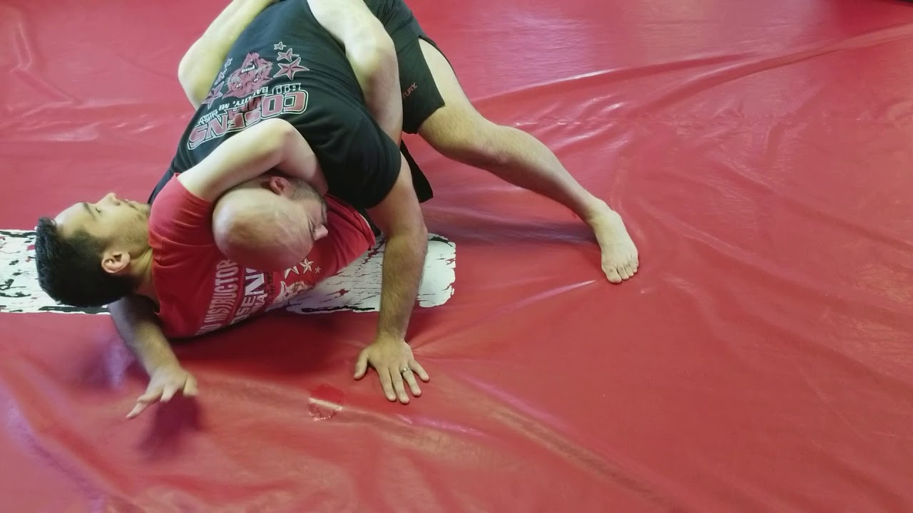 Escaping a Guillotine Choke from Guard (Jiu Jitsu) YouTube