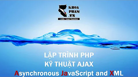 Lập trình PHP: Kỹ thuật AJAX (Phần 1/3)