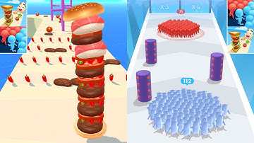 ✅ Sandwich Runner Vs Count Masters New Big Update All Levels Gameplay