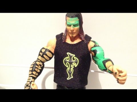JAKKS TNA SPOTLIGHT: Glow paint JEFF HARDY Ringside Collectibles exclusive wrestling action figure - YouTube