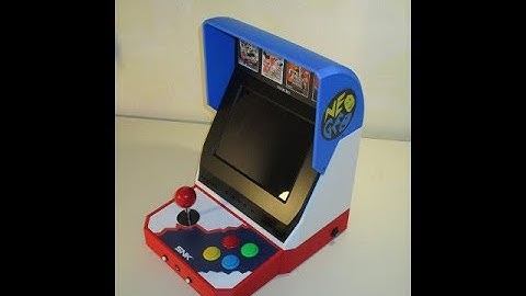 3d printed arcade : Bartop Neo Geo Big Size