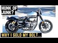 Hunk of Junk? Why I Sold My Yamaha Bolt...How Much I Made, SuperMoto DRZ Biggest Stair Set! C-spec