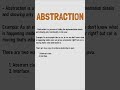 Java's Abstraction #java #javainterviewquestions #javashorts #javaprogramming #abstraction