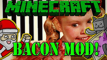 BACON AND BEER IN MINECRAFT! - Bacon Mod - Mod Review (1.4.2)