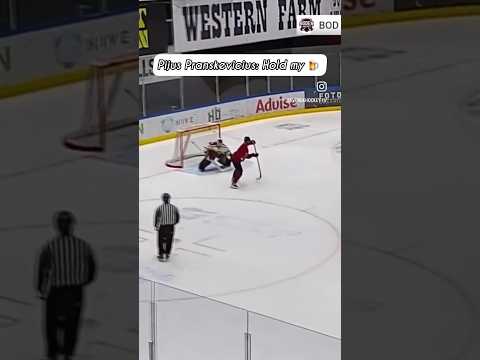 او این کار را در یک بازی انجام داد پیجوس پرانسکویسیوس هاکی پاولباربر