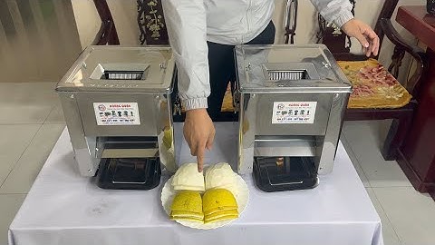 MÁY CẮT CÙI BƯỞI, THÁI VỎ BƯỞI BẰNG MÁY THÁI THỊT