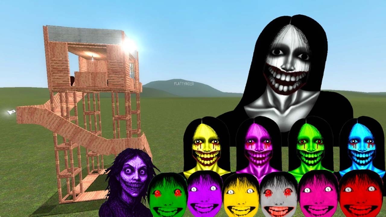 Kuchisake Onna, Termina Vs Towers In Garry's Mod
